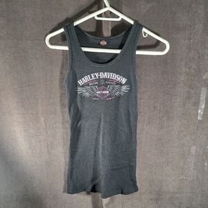 Mackie Harley-Davidson Oshawa Ontario Black Ribbed Tank Top G S